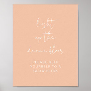 LEAH Vibranup Light up the Dance Floor Glow Stick Poster