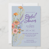 LeahG Boho Blumenfrühlings Summer Blume Show Einladung (Vorderseite)