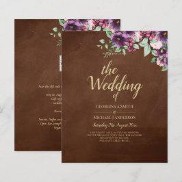 LeahG Brown Berry Plum Lila Wedding Herbst