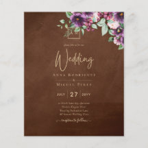 LeahG Brown Berry Plum Lila Wedding Herbst