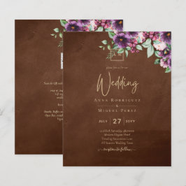 LeahG Brown Berry Plum Lila Wedding Herbst