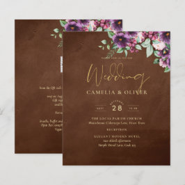 LeahG Brown Berry Plum Lila Wedding Herbst