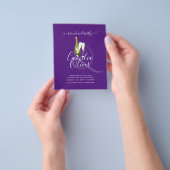 LeahG BUDGET Brunch Bubbly Brautparty Wedding Flyer (Gruppe)