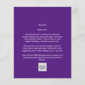 LeahG BUDGET Brunch Bubbly Brautparty Wedding Flyer (Hinten)