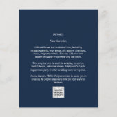 LeahG BUDGET Brunch Bubbly Brautparty Wedding Flyer (Hinten)