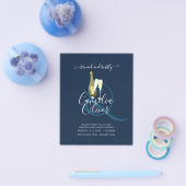 LeahG BUDGET Brunch Bubbly Brautparty Wedding Flyer (Einzeln)