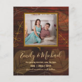 LeahG Budget FOTO Rett Datum Rustische Blätter (Vorderseite)