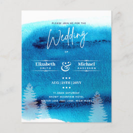 LeahG BUDGET Mountain Blue Wedding