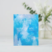 LeahG BUDGET Mountain Blue Wedding (Stehend Vorderseite)