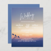 LeahG BUDGET Mountain Sunset Wedding (Vorne/Hinten)