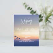 LeahG BUDGET Mountain Sunset Wedding (Stehend Vorderseite)