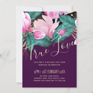 LeahG Budget Pink Roses Pflaume Moderne Hochzeitss