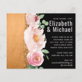 LeahG Budget Rose Glamour Girly Wedding (Vorderseite)