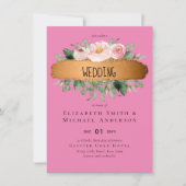 LeahG Budget Rose Glamour Girly Wedding (Vorderseite)