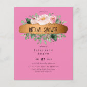 LeahG Budget Rose Glamour Girly Wedding (Vorderseite)