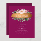 LeahG Budget Rose Gold Glam Wedding (Vorne/Hinten)