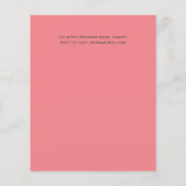 LeahG Budget Rose Gold Glam Wedding (Rückseite)