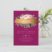 LeahG Budget Rose Gold Glam Wedding (Stehend Vorderseite)