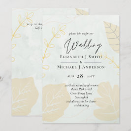 LeahG Budget Wedding Gold Gray Herbstlaube