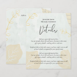 LeahG Budget Wedding Gold Gray Herbstlaube