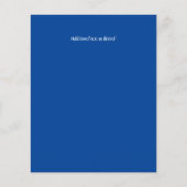 LeahG BUDGET Wedding Invite Garden Pond Wasserfarb (Rückseite)