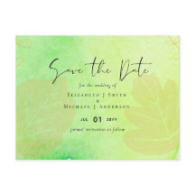 LeahG Budget Wedding Watercolor Aquamarin Green Bl