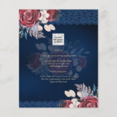 LeahG Burgundy Blue Rose Lace Hochzeit im Herbst E (Rückseite)