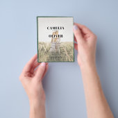 LeahG Emerald Forest Green Wedding INVITE Flyer (Gruppe)