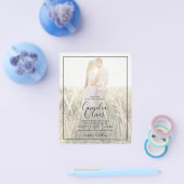 LeahG Emerald Green Foto Overlay Flyer (Einzeln)