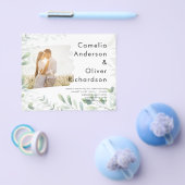 LeahG Foto Overlay GREENERY Wedding Einladung Flyer (Einzeln)