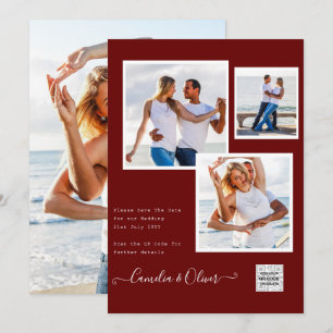 Leahg FOTO WEDING INVITE Save the Date Vielen Dank Einladung