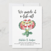 LeahG Funny Niedlich Summer Brautparty Fishies Einladung (Vorderseite)