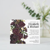 LeahG HAUSHALT Dunkle PLUM-Rose Hochzeit (Stehend Vorderseite)