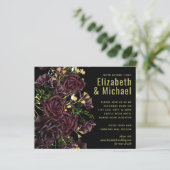 LeahG HAUSHALT Dunkle PLUM-Rose Hochzeit (Stehend Vorderseite)