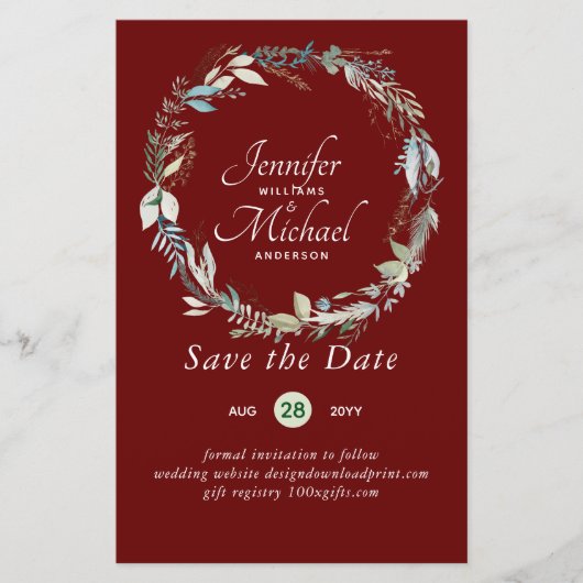 LeahG HAUSHALT Rett Dates Lavender Wreath (Vorderseite)