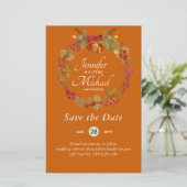 LeahG HAUSHALT Rett Dates Red Rustic Festive Kranz (Stehend Vorderseite)