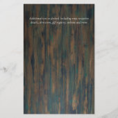 LeahG HAUSHALT Rett Dates Türkis Aquamarin Kranz (Rückseite)