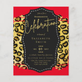 LeahG Hübsch Girly Bachelorette Glam Animal Prints (Vorderseite)