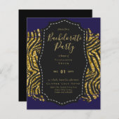 LeahG Hübsch Girly Bachelorette Glam Animal Prints (Vorne/Hinten)