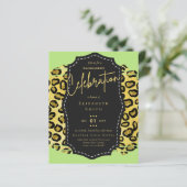 LeahG Hübsch Girly Bachelorette Glam Animal Prints (Stehend Vorderseite)