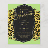 LeahG Hübsch Girly Bachelorette Glam Animal Prints (Vorderseite)