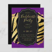 LeahG Hübsch Girly Bachelorette Glam Animal Prints (Vorne/Hinten)