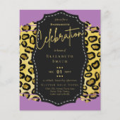 LeahG Hübsch Girly Bachelorette Glam Animal Prints (Vorderseite)