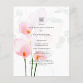 LeahG Pink Calla Lily Foto Overlay (Rückseite)