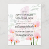 LeahG Pink Calla Lily Foto Overlay (Rückseite)