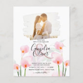 LeahG Pink Calla Lily FOTO Overlay (Vorderseite)