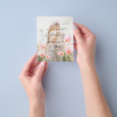 LeahG Pink Calla Lily Foto Overlay Flyer (Gruppe)