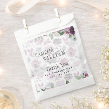 LeahG Plum Lila Berry Floral Wedding Winter