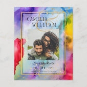 LeahG Rainbow Pride Ink FOTO Hochzeitstag Rett (Vorderseite)
