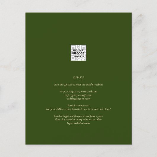 LeahG Summer Boho Blume Wedding (Rückseite)